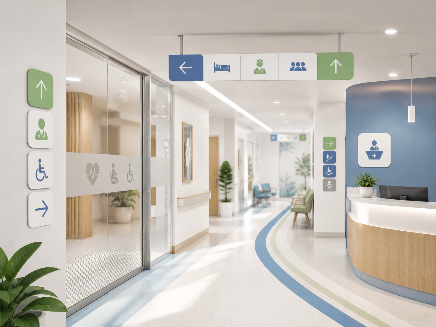 Nos solutions de signalétique pour hôpital · Signalétique extérieure : Totems, pylônes, panneaux de parking, bornes d'information, enseignes lumineuses Besoin de panneaux, panonceau ou signalétique pour votre collectivité, clinique ou hôpital ? Faites confiance votre imprimeur
