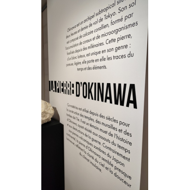 Cartels de musée (exposition PIERRE DE VOLVIC - OKINAWA ) image 7