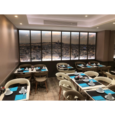 Impression murale aqua paper papier peint hotel bastille image 4